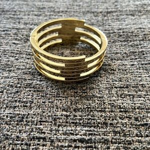 Chunky shiny gold color bracelet